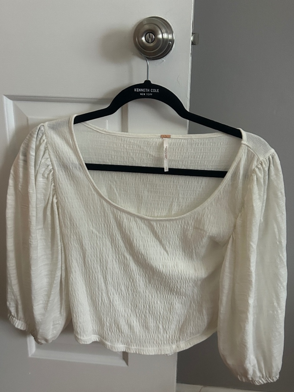 Free People Puff Sleeve Top